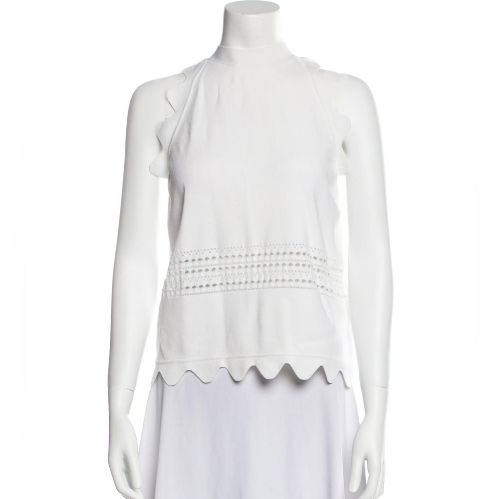 Ted Baker turtleneck sleeveless blouse